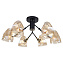 Люстра потолочная Lussole BOULDER LSP-8710 240Вт 6 лампочек E14