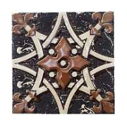 Вставка Роскошная мозаика ВК 19 бежевый/коричневый/чёрный 6х6см 0,004кв.м.