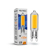 Светодиодная лампа Voltega 7090 G9 LED 5Вт 2800К