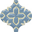 Декор KERAMA MARAZZI Арабески Майолика OS\A37\65000 орнамент 6,5х6,5см 0,11кв.м.