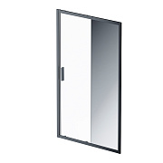 Душевая дверь AM-PM Gem Solo W90G-120-1-195BMir 195х120см стекло зеркальное