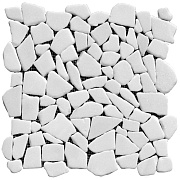 Мозаика Mir Mosaic Paladium 7M001-ML белый мрамор 30,5х30,5см 0,47кв.м.