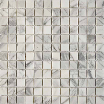 Мозаика PIXEL Каменная PIX242 Bianco Carrara мрамор 30,5х30,5см 0,93кв.м.