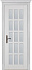 Межкомнатная дверь Ока Massive olha Лондон 2 эмаль белая Массив 900х2000мм остеклённая