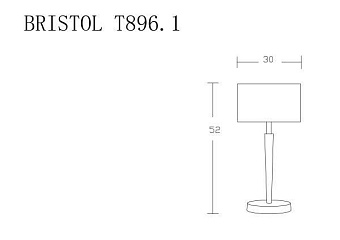 Настольная лампа Lucia Tucci BRISTOL T896.1 60Вт E27