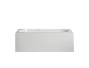 Ванна каменная SALINI FABIA 102612G S-Sense глянцевая 180х80см пристенная