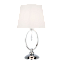Настольная лампа Eurosvet Madera 01055/1 хром/прозрачный хрусталь Strotskis 60Вт E14