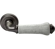 Дверная ручка нажимная MORELLI UMBERTO MH-41-CLASSIC OMS/GR старое матовое серебро