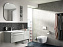 Полка в ванную округлая IDEAL STANDARD TONIC II R4340WG 1-ярусная 44х35см lacquered white glossy