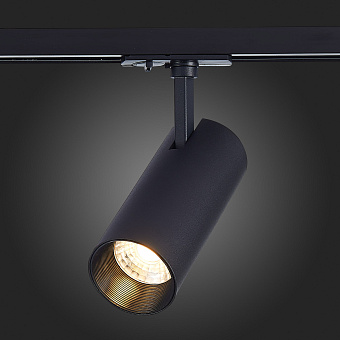 Трековый светильник ST Luce MONO ST350.436.20.36 20Вт LED матовый чёрный для однофазного трека