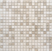 Мозаика Mir Mosaic i-Tile 4M090-15P бежевый травертин 29,8х29,8см 0,089кв.м.
