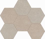 Керамическая мозаика ESTIMA Terra Mosaic/LN01_NS/TE02_NS/25x28,5/Hexagon Grey 25х28,5см 0,713кв.м.