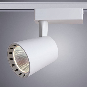 Трековый светильник Arte Lamp ATILLO A2324PL-1WH 24Вт LED COB прозрачный для однофазного трека