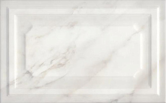 Настенная плитка KERAMA MARAZZI 6357 белый панель 25х40см 0,9кв.м. глянцевая