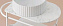 Столешница ArtCeram FLAIR 3.0 TFA009 47 Мрамор 46х68,5см carrara white
