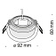 Светильник точечный встраиваемый Maytoni Atom DL025-2-01W 50Вт GU10