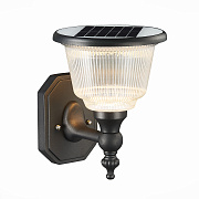 Светильник фасадный ST Luce SOLARIS SL9502.401.01 2Вт IP44 LED чёрный