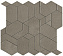 Керамическая мозаика Atlas Concord Италия Boost Pro A0QC Taupe Mosaico Shapes 33,5х31см 0,623кв.м.