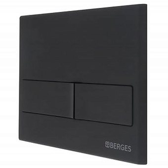 Кнопка для инсталляции BERGES NOVUM L5 soft touch чёрная