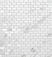 Керамическая мозаика FAP CERAMICHE Roma fMAF Statuario Brick Mosaico 30х30см 0,54кв.м.