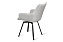 Кухонный стул поворотный AERO 56х61х85см велюр/сталь Pearl