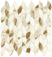 Керамическая мозаика Atlas Concord Италия Marvel Shine A4WR Calacatta Imperiale Mosaico Twist Silk 30,5х30,5см 0,558кв.м.