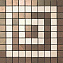 Керамическая мозаика Atlas Concord Италия Marvel ASNA Bronze/Champagne Angolo Mosaico 18,5х18,5см 0,137кв.м.