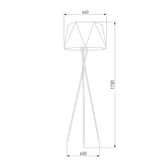 Торшер TK Lighting Ivo 3110 60Вт E27