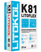 Цементный клей Усиленный фиброволокном LITOKOL LITOFLEX K81 25кг
