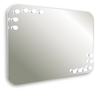 Зеркало Azario Эмбер LED-00002506 68,5х91,5см с подсветкой