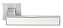 Дверная ручка нажимная MORELLI SULLA MH-48-S6 SC/W белый/хром