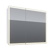 Шкаф зеркальный LEMARK Element LM100ZS-E 15х100х80см с подсветкой
