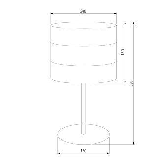 Настольная лампа TK Lighting Tago 5054 60Вт E27