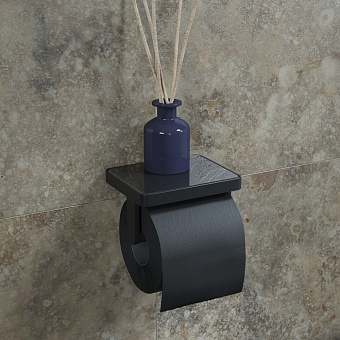 Держатель туалетной бумаги IDDIS On-X ONXBL02i43 чёрный матовый