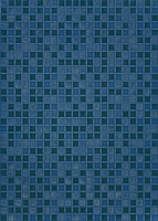 Настенная плитка BERYOZA CERAMICA Квадро 56582 синий 25х35см 1,4кв.м. глянцевая
