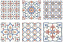 Настенная плитка KERAMA MARAZZI Суррей 5227 голубой 20х20см 1,76кв.м. глянцевая