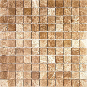 Мозаика Mir Mosaic i-Tile 4M036-15P бежевый мрамор 29,8х29,8см 0,44кв.м.