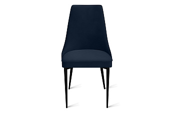 Кухонный стул AERO 50х58х91см велюр/сталь Dark Blue