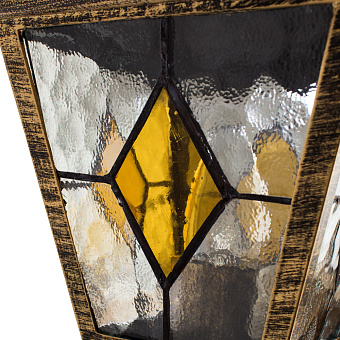 Светильник фасадный Arte Lamp BERLIN A1011AL-1BN 75Вт IP44 E27 золотой/чёрный
