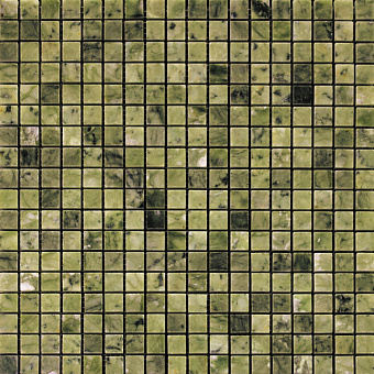 Мозаика Mir Mosaic Adriatica 7M068-15P зелёный оникс 30,5х30,5см 0,93кв.м.