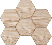 Керамическая мозаика ESTIMA Selection Mosaic/SI03_NS/25x28,5x10/Hexagon Pine 25х28,5см 0,071кв.м.